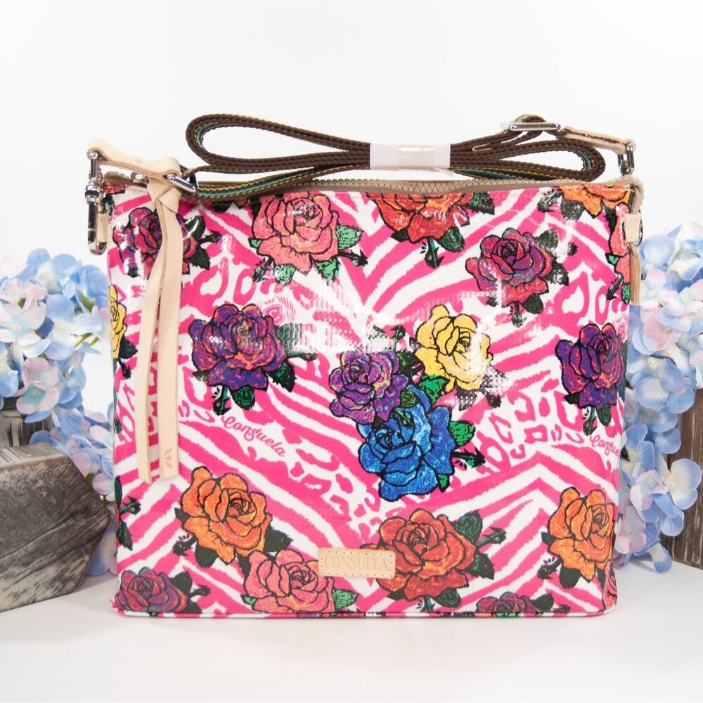 Consuela Frutti Floral Downtown Crossbody Bag NWT - Picture 1 of 8